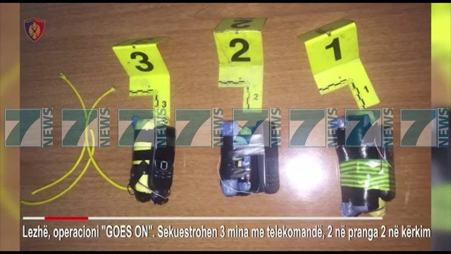 POLICIA SEKUESTRON NE LEZHE MINA ME SAHAT, ARRESTON 2 TRAFIKANTET - News, Lajme - Kanali 8