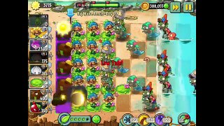 Plants vs Zombies 2 Coconut Cannon Challenge!