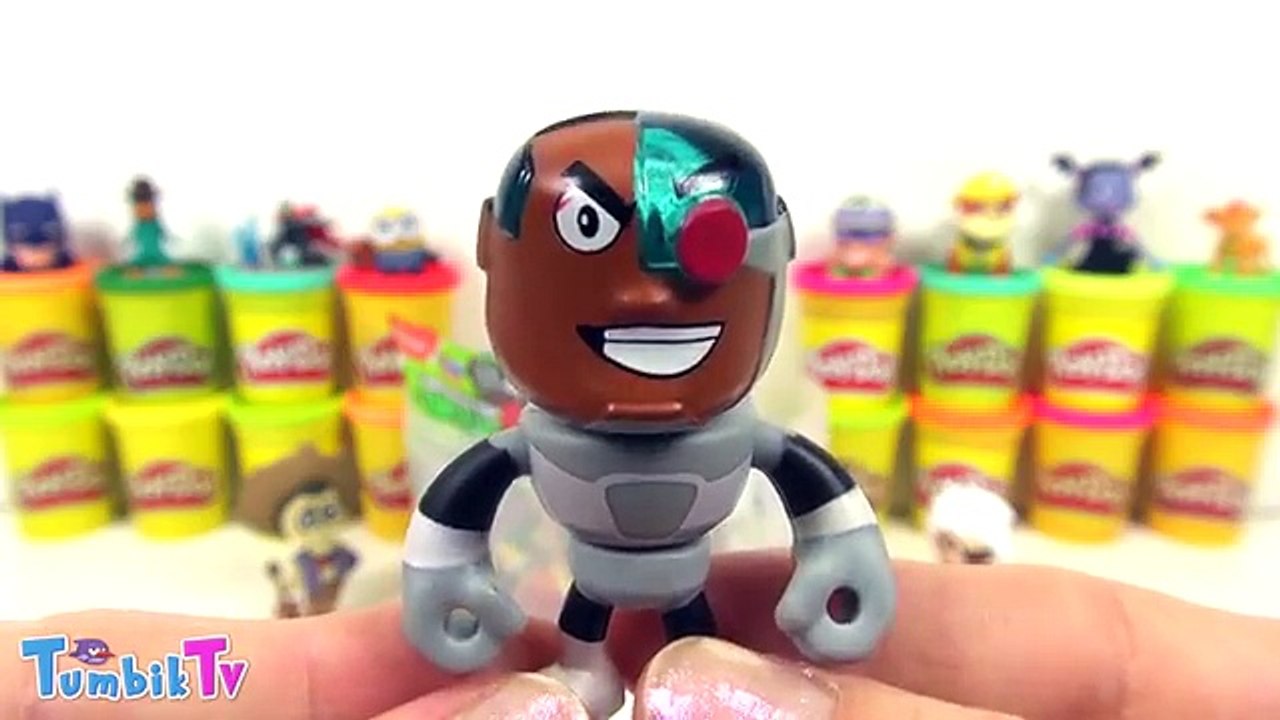 Teen Titans Go Cyborg Sürpriz Yumurta Oyun Hamuru Teen Titans Go Oyuncakları