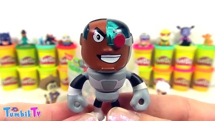 Teen Titans Go Cyborg Sürpriz Yumurta Oyun Hamuru Teen Titans Go Oyuncakları