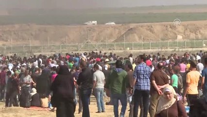 Gazze'deki Büyük Dönüş Yürüyüşü'nde Yedinci Cuma (6)