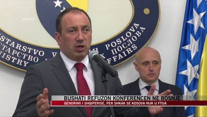 Download Video: Bushati refuzon konferencën në Bosnjë - News, Lajme - Vizion Plus