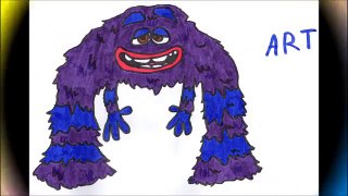 How To Draw ART from Monsters University ✎ YouCanDrawIt ツ 1080p HD