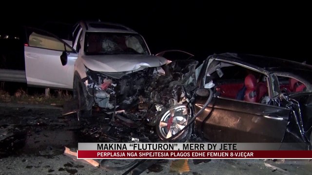 Makina “fluturon”, merr dy jetë - News, Lajme - Vizion Plus