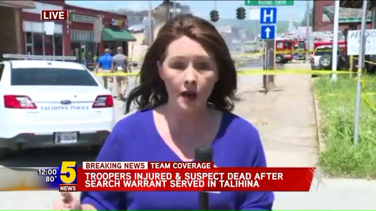 Suspect Killed, 4 Troopers Injured in Oklahoma Shootout, Fire