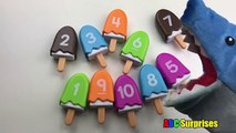 Learn to Count 1 to 10 With Colorful Toy Ice Cream Popsicles For Kids and Toddlers