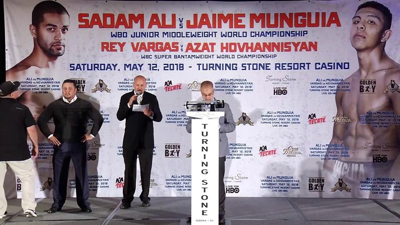 Sadam Ali vs Jaime Munguia - Weigh In