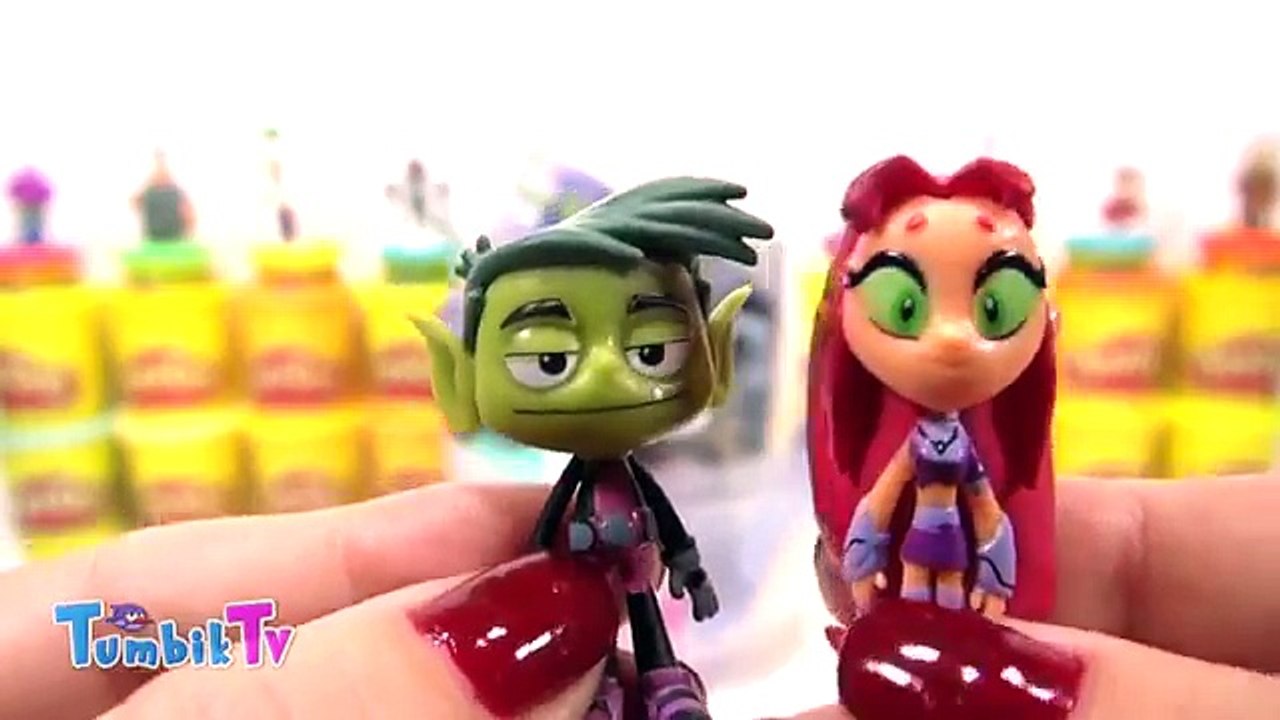 Teen Titans Go Starfire Sürpriz Yumurta Oyun Hamuru - LPS Cicibiciler MLP Paw Patrol