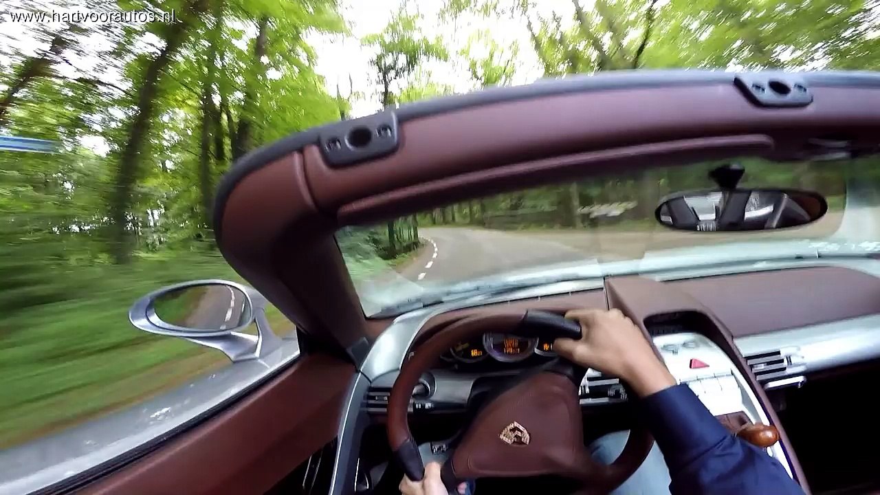 EXTREMLY LOUD!!  PORSCHE CARRERA GT w- Straight Pipes! -POV