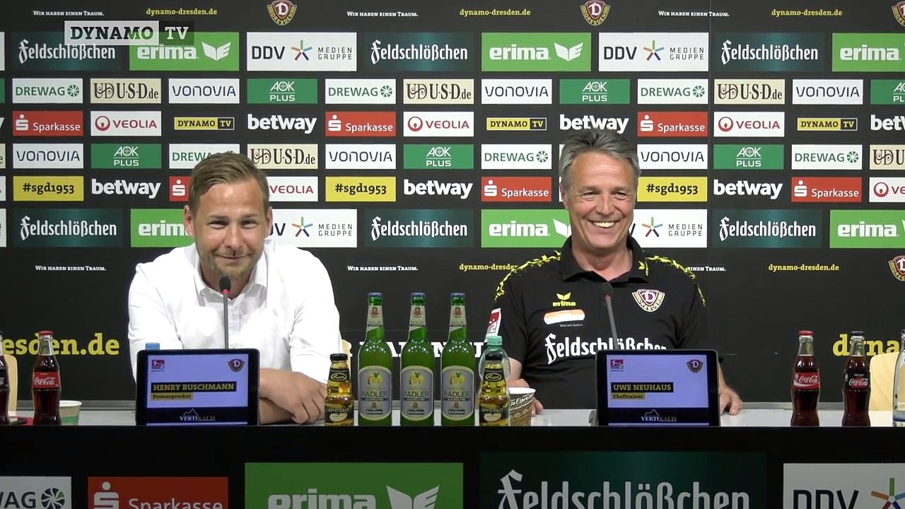 34. Spieltag | SGD - FCU | Pressekonferenz vor dem Spiel