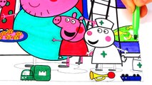 Peppa Pig Family Cookies Coloring Pages with Colored Markers Kids Fun Art Activities Videos For Kids