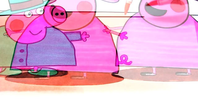 Peppa Pig Dressing Up, Clothes Coloring Pages for Kids, Art Colors for Children