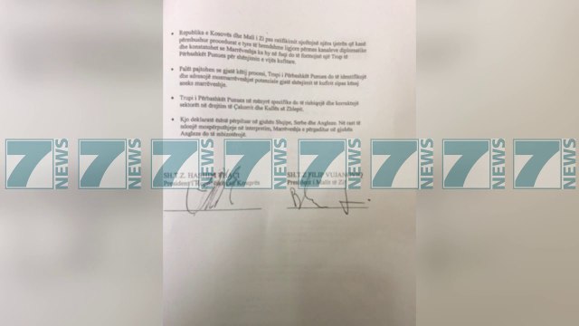 SOT PROVA E TRETE PER MARREVESHJEN E DEMARKACIONIT - News, Lajme - Kanali 8