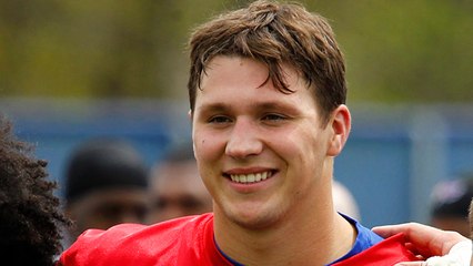 Why didn't Josh Allen take the first reps at Bills' rookie minicamp? Mike Garafolo explains