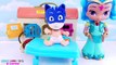 Learn Colors Doc McStuffins Crayons Pretend Play PJ Masks Critter Clinic Tayo Busses Garage Playset