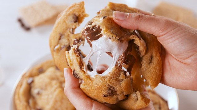 These S'Mores Stuffed Cookies Will Blow Your Mind