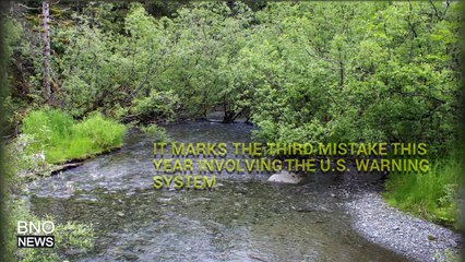 Tsunami Warning Accidentally Broadcast in Alaska