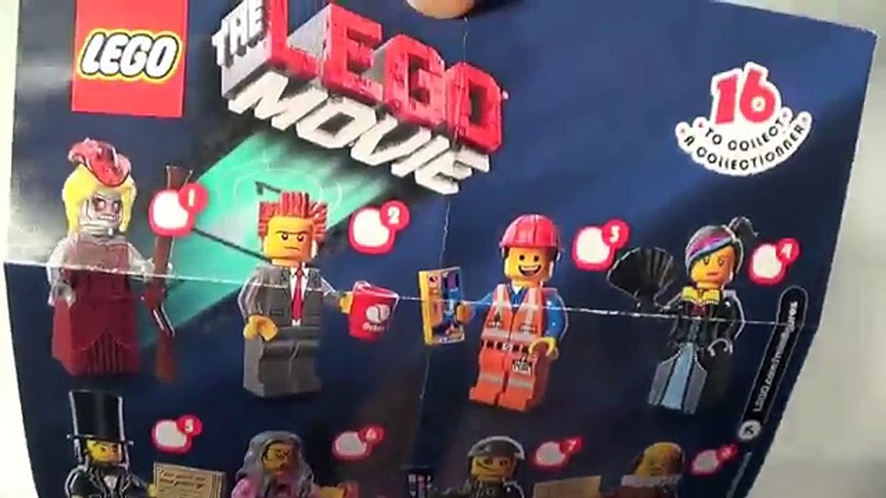LA LEGO PELICULA new 5 BOLSAS SORPRESA| THE LEGO MOVIE BLIND BAGS 5 Mini Figures opening