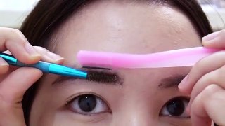 [美妝] 如何修眉 韓國流行自然眉型 一字眉OUT風 - DIY - How to Trim Eyebrows│allyheartslife