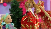 겨울왕국 엘사 안나 크리스마스 캐롤 트리만들기 ! 디즈니 공주 동화책 애니메이션 아기 인형 장난감 애니 어린이 안전교육 징글벨 노래 Frozen Elsa | 보라미TV Borami