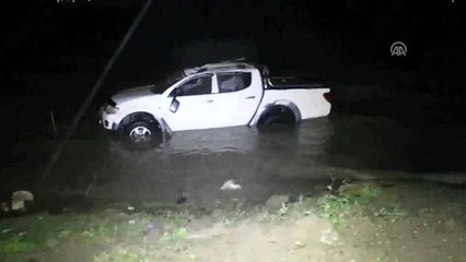 Adana'da Kamyonet Göle Düştü: 3 Yaralı