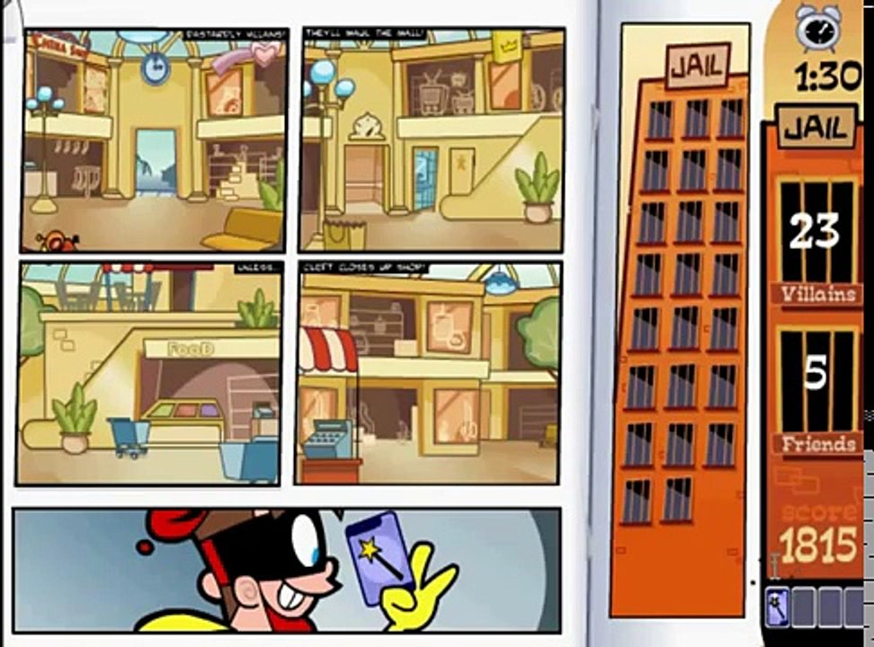 The Fairly Odd Parents Flash Game- The Big Superhero Wish