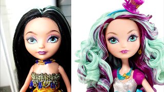 Обзор на куклу - гибрид Мэделин Хэттер [Ever After High] и сестер де Нил [Monster High]