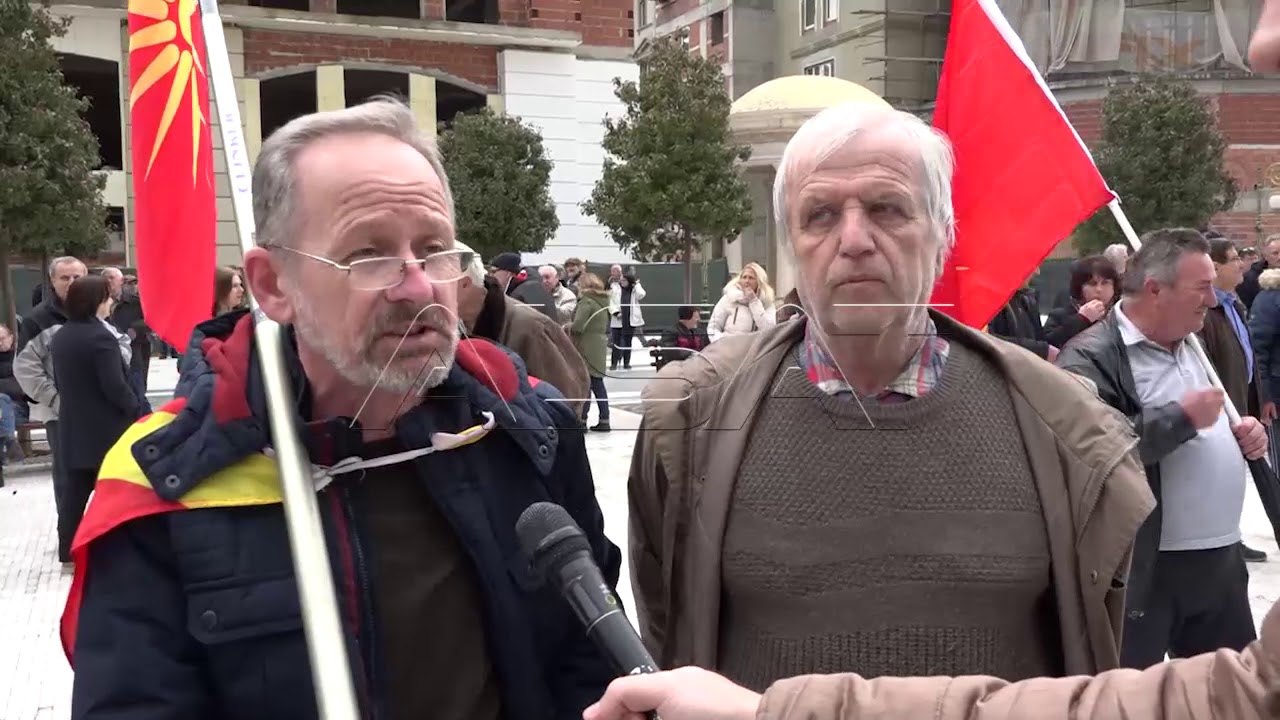 Protesta në Shkup kundër negociatave për emrin
