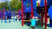 Amazing Kids Playground Fun Giant Slides Swings Playtime in Real Life Children Playing Family