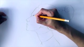 Уроки рисования. Как нарисовать голову девушки в профиль