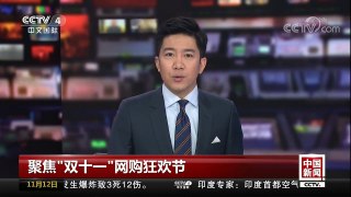 [中国新闻]聚焦“双十一”网购狂欢节 | CCTV-4
