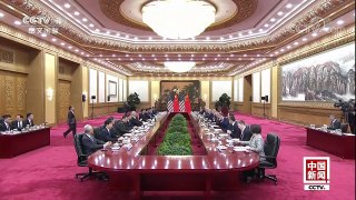 [中国新闻]习近平与美国总统特朗普举行会谈 | CCTV-4