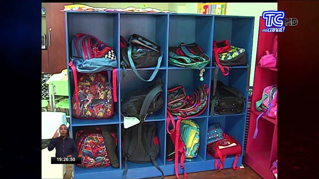 Regularán pesos de mochilas de estudiantes