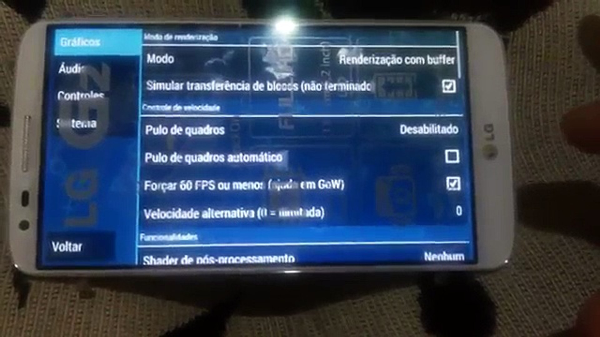 Melhor configuração para rodar qualquer jogo no emulador PPSSPP