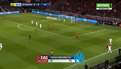 Deuxième but Florian Thauvin Guingamp - Marseille 3-3