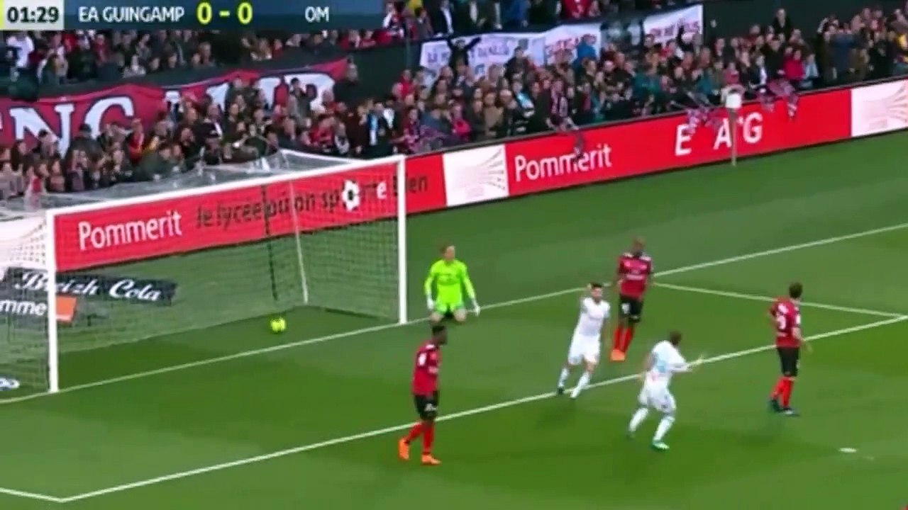 EA Guingamp - Marseille résumé et but Valère Germain  (1-0)