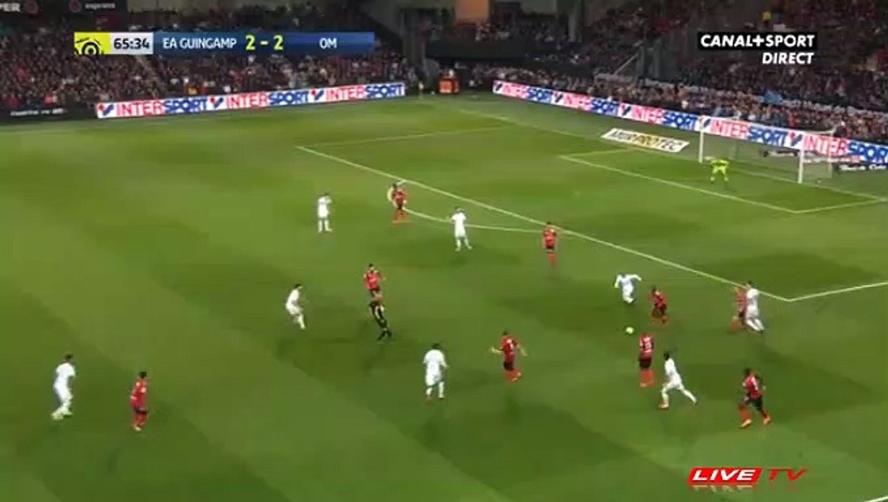 Guingamp-OM : Carton rouge de Steve Mandanda