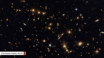 NASA's Hubble Spots 'Glowing Galaxies' Bound Together By Gravity