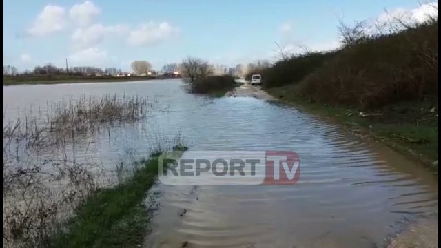 Report TV - Përmbytje në Fushë Krujë, lumi Ishëm del sërish nga shtrati