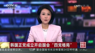 [中国新闻]韩国正党成立开启国会“四党格局” | CCTV-4