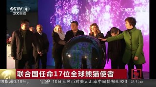 [中国新闻]联合国任命17位全球熊猫使者 | CCTV-4