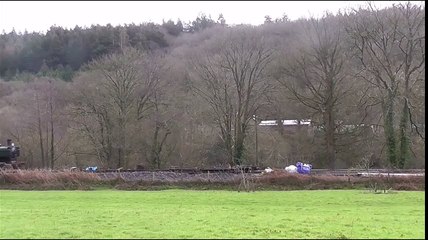 Steam Train out in the Countryside