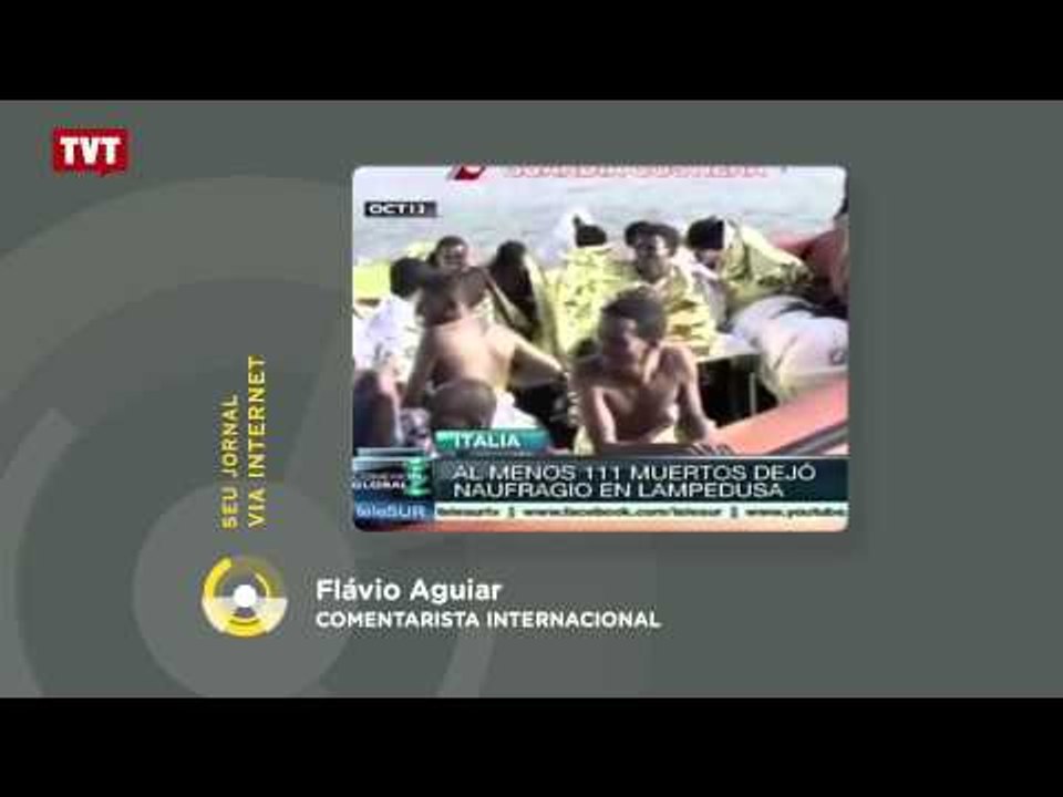 Navio que afundou na Itália levanta dicussão sobre repressão aos imigrantes