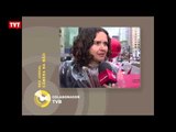 Jornalismo colaborativo: bancários fazem passeata na Avenida Paulista
