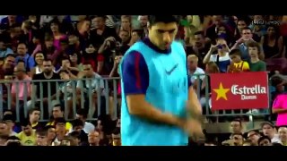 When Lionel Messi and Luis Suarez met for the first time
