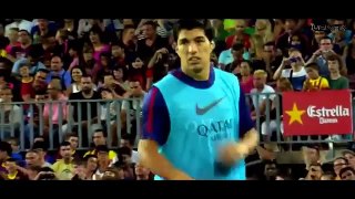 When Messi Suarez and Neymar played together for the first time