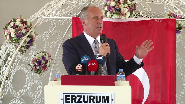 Muharrem İnce: 'CHP'yi hepimizin partisi yapacağız. Küçük olsun benim olsun değil, mutlu azınlığın partisi değil' - ERZURUM