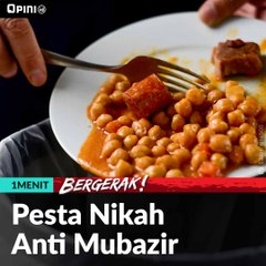 #1MENIT | Pesta Nikah Anti Mubazir