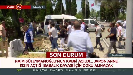 Naim Süleymanoğlu'nun kabri açıldı