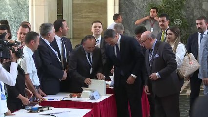 Milletvekili kayıt işlemleri sürüyor - AK Parti Genel Başkan Yardımcısı Hamza Dağ ve Alpay Özalan - TBMM
